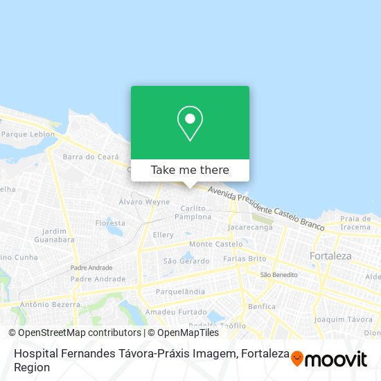 Mapa Hospital Fernandes Távora-Práxis Imagem