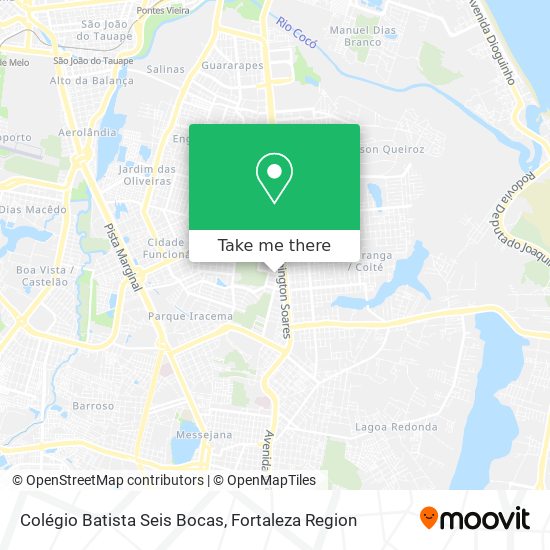 Colégio Batista Seis Bocas map