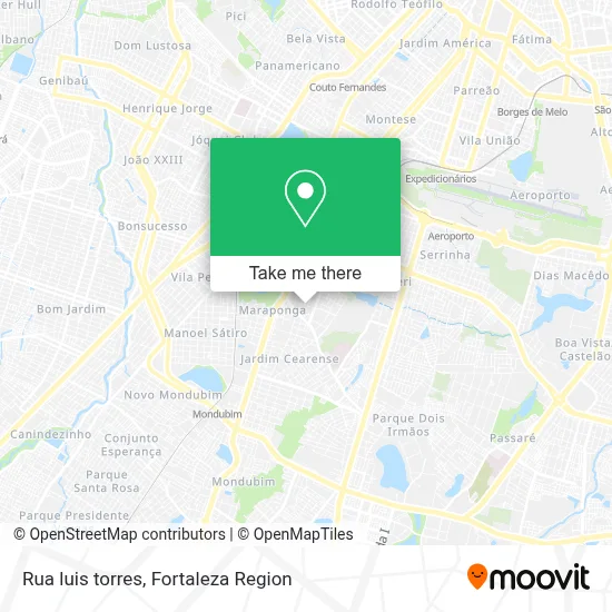 Rua luis torres map