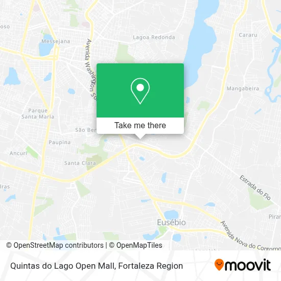 Quintas do Lago Open Mall map