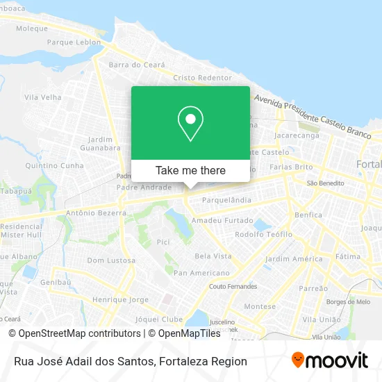 Rua José Adail dos Santos map