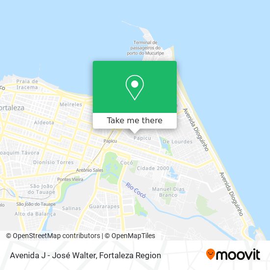 Mapa Avenida J - José Walter