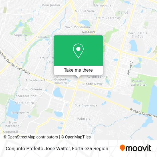 Conjunto Prefeito José Walter map