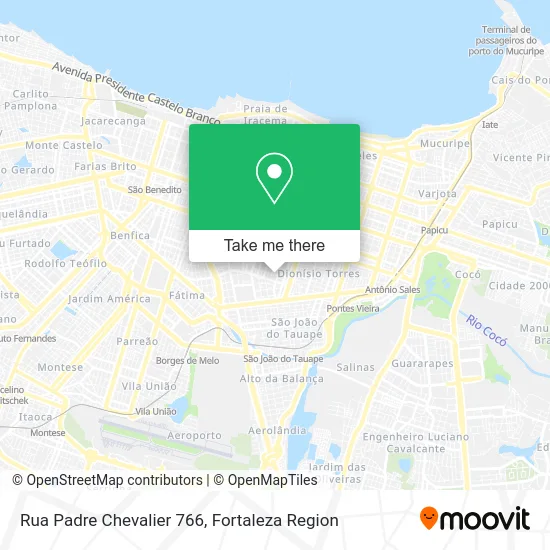 Rua Padre Chevalier 766 map