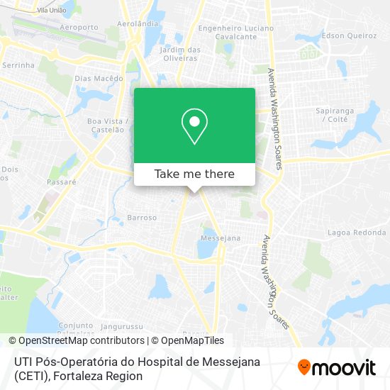 UTI Pós-Operatória do Hospital de Messejana (CETI) map