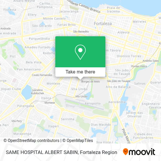 SAME HOSPITAL ALBERT SABIN map