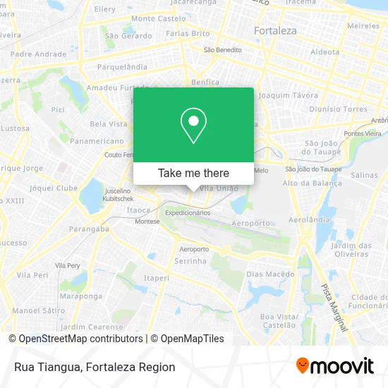 Rua Tiangua map