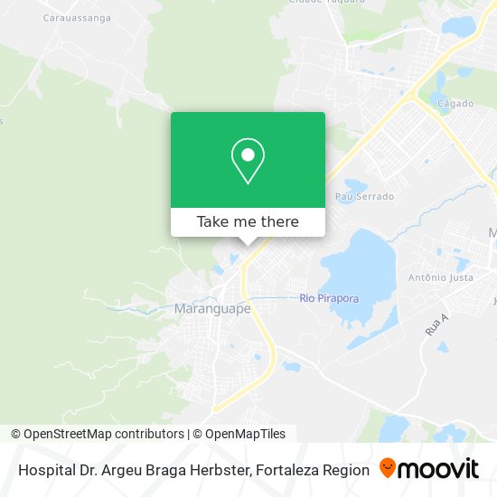 Hospital Dr. Argeu Braga Herbster map