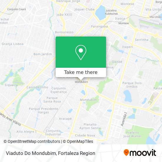 Viaduto Do Mondubim map