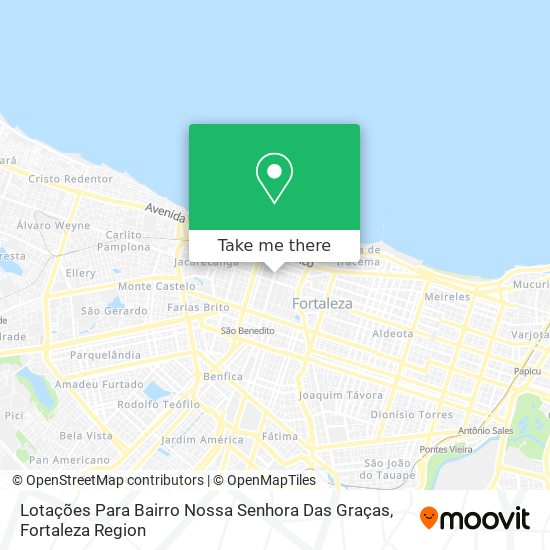 Mapa Lotações Para Bairro Nossa Senhora Das Graças