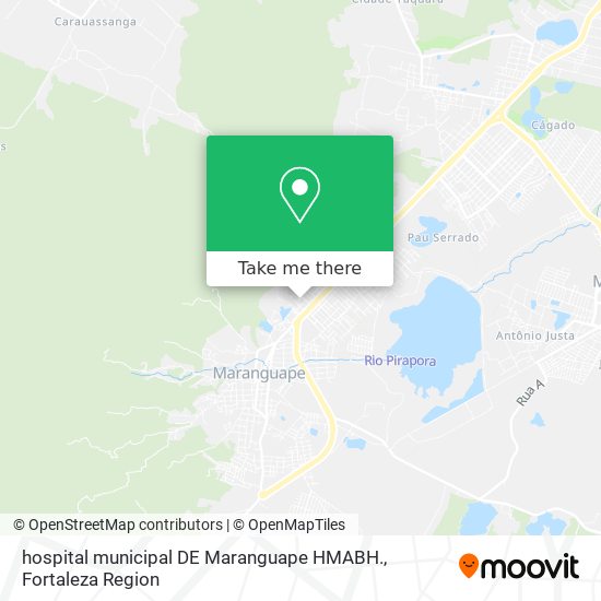 hospital municipal DE Maranguape HMABH. map