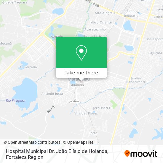 Hospital Municipal Dr. João Elísio de Holanda map