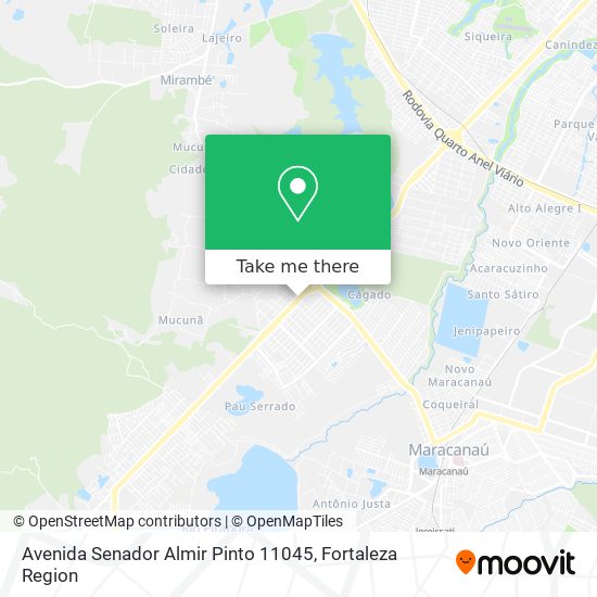 Mapa Avenida Senador Almir Pinto 11045