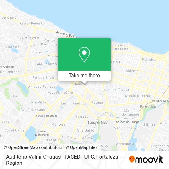 Auditório Valnir Chagas - FACED - UFC map