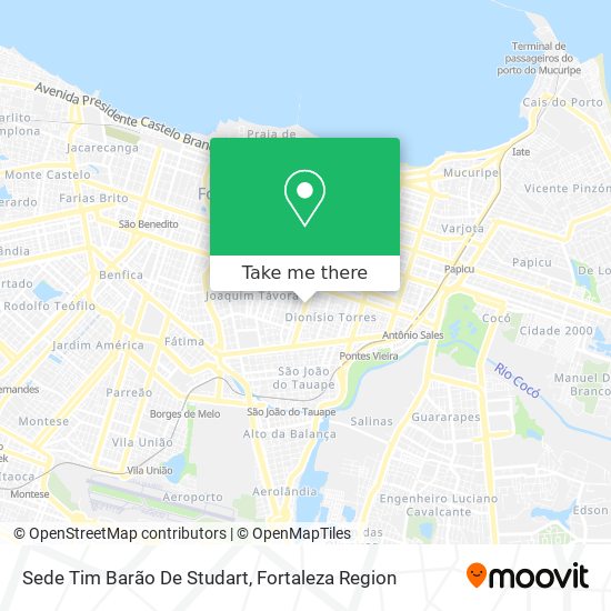 Sede Tim Barão De Studart map