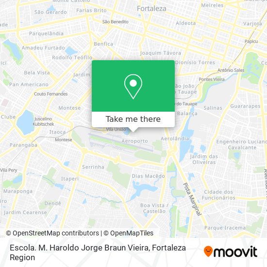 Mapa Escola. M. Haroldo Jorge Braun Vieira