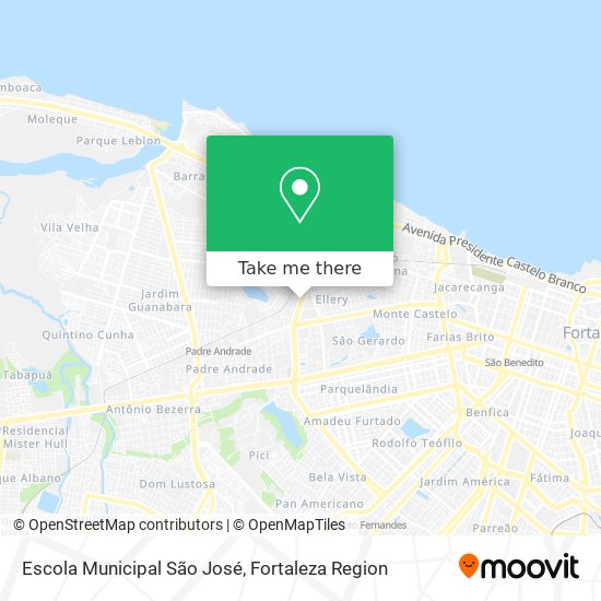 Mapa Escola Municipal São José