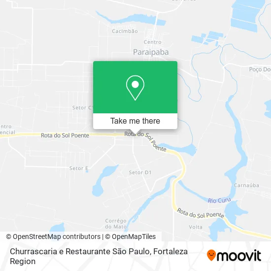 Churrascaria e Restaurante São Paulo map
