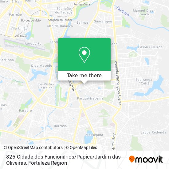 825-Cidade dos Funcionários / Papicu / Jardim das Oliveiras map