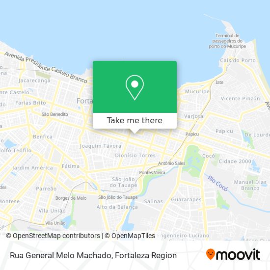 Rua General Melo Machado map