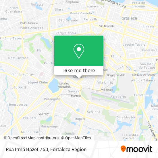 Rua Irmã Bazet 760 map