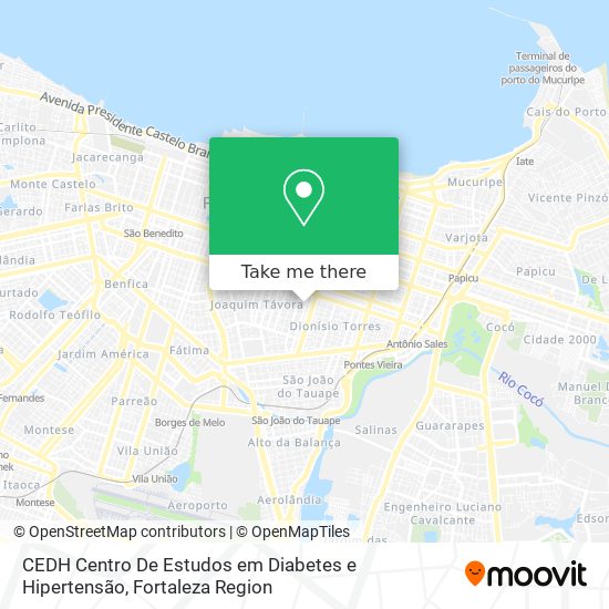 CEDH Centro De Estudos em Diabetes e Hipertensão map
