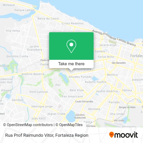 Rua Prof Raimundo Vitor map