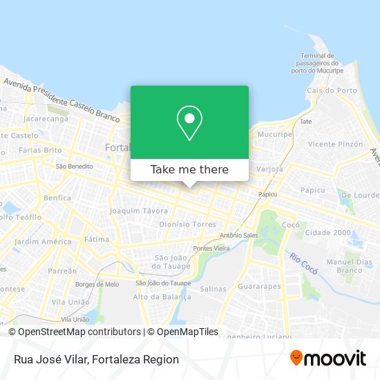 Rua José Vilar map