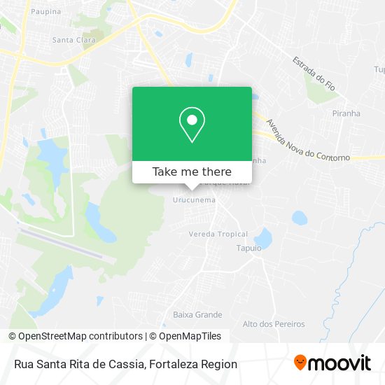 Rua Santa Rita de Cassia map