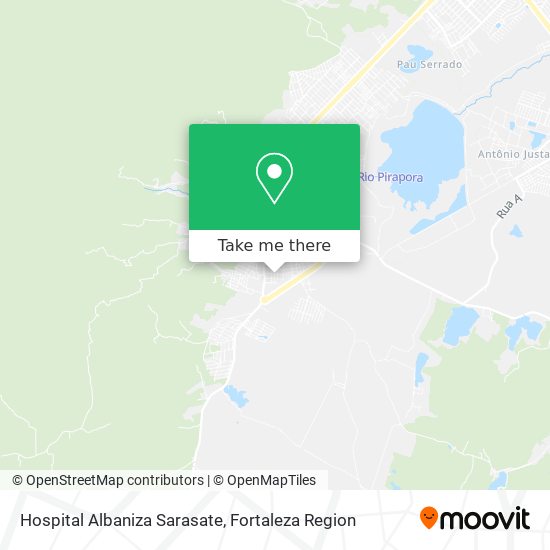 Hospital Albaniza Sarasate map