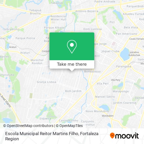 Escola Municipal Reitor Martins Filho map