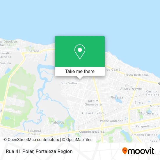 Rua 41 Polar map