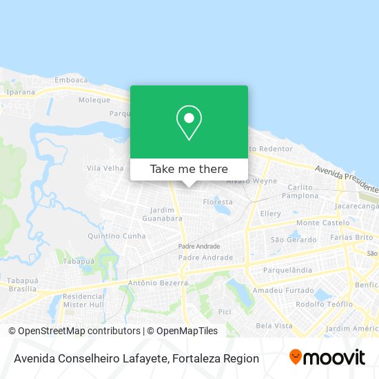 Avenida Conselheiro Lafayete map