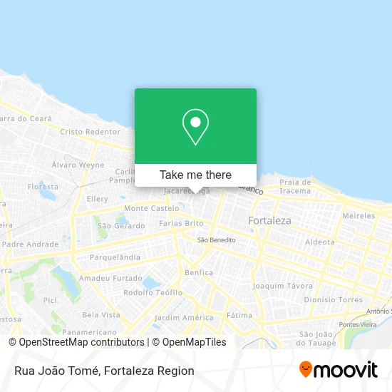 Rua João Tomé map
