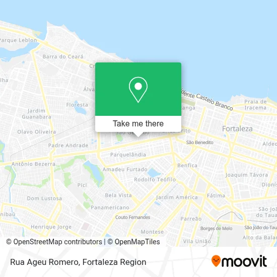 Rua Ageu Romero map