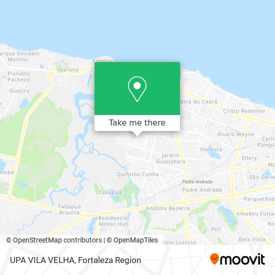 UPA VILA VELHA map