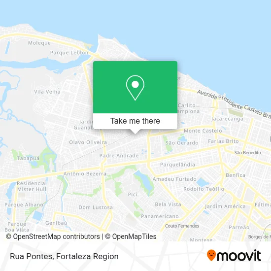 Rua Pontes map