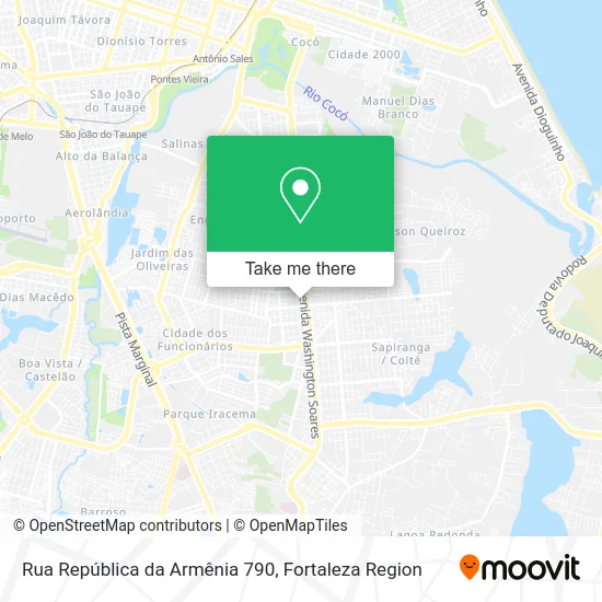 Rua República da Armênia 790 map