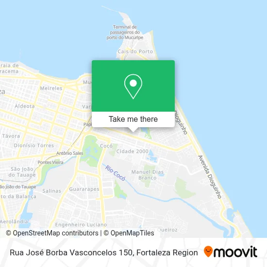 Rua José Borba Vasconcelos 150 map