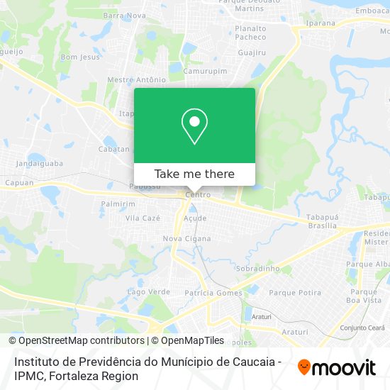 Instituto de Previdência do Munícipio de Caucaia - IPMC map