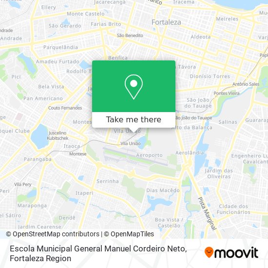 Escola Municipal General Manuel Cordeiro Neto map