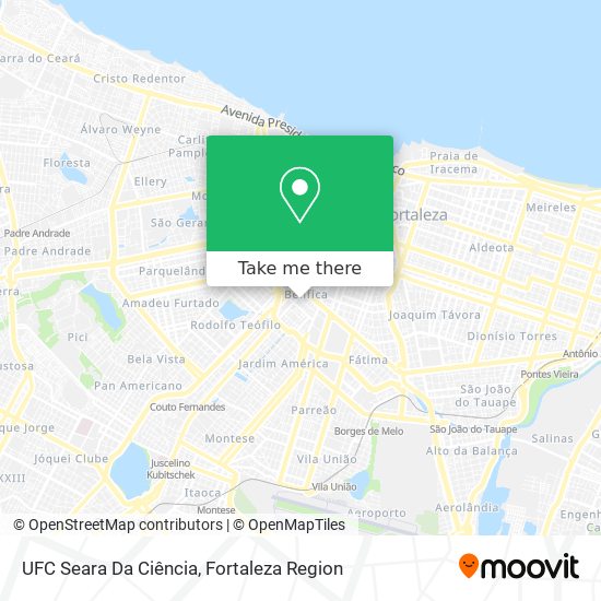 UFC Seara Da Ciência map