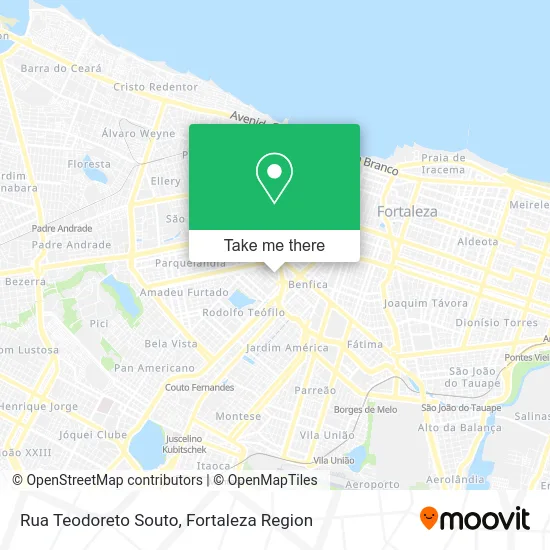 Rua Teodoreto Souto map