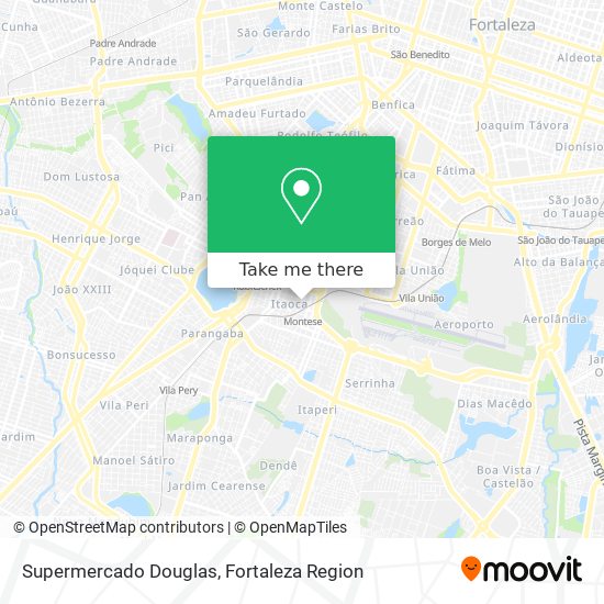 Supermercado Douglas map