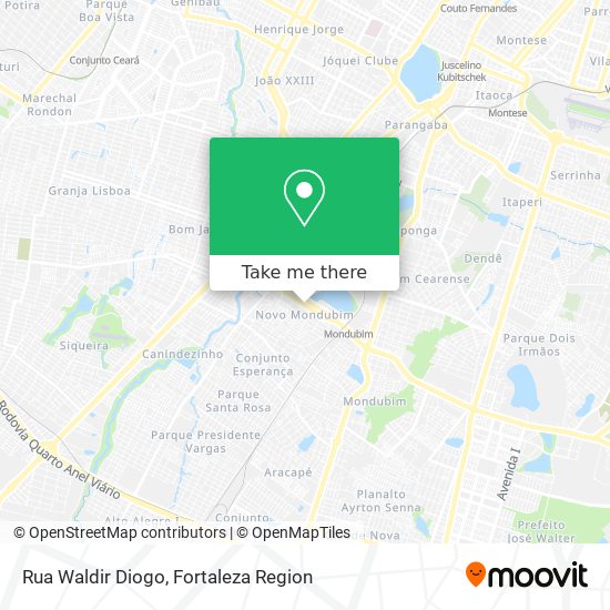 Rua Waldir Diogo map