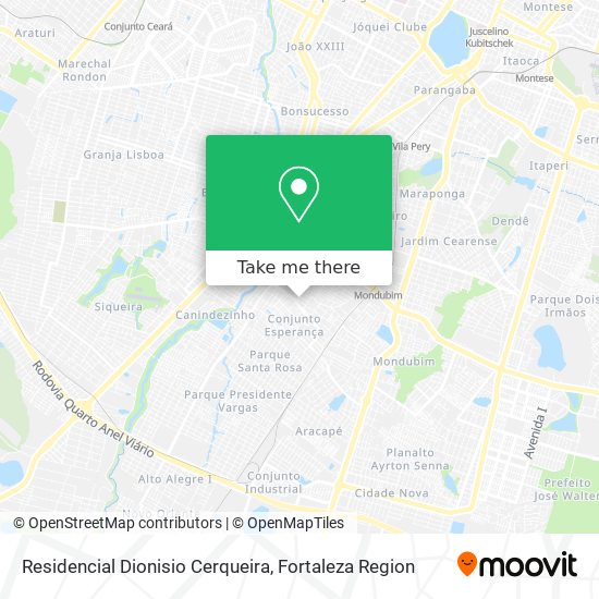 Residencial Dionisio Cerqueira map