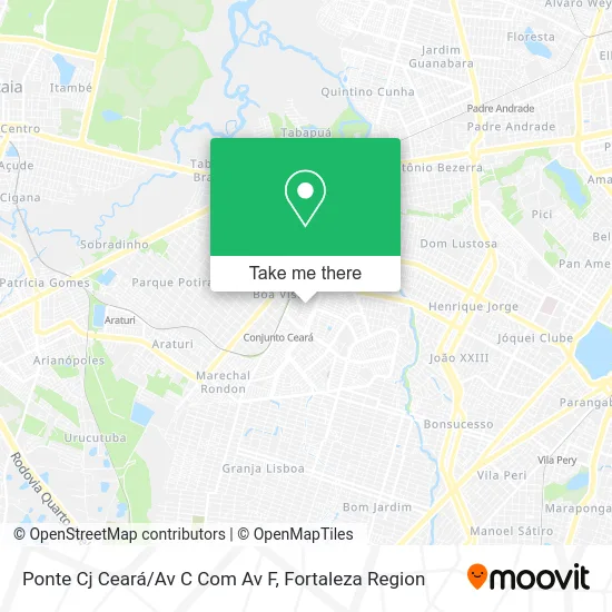 Ponte Cj Ceará/Av C Com Av F map