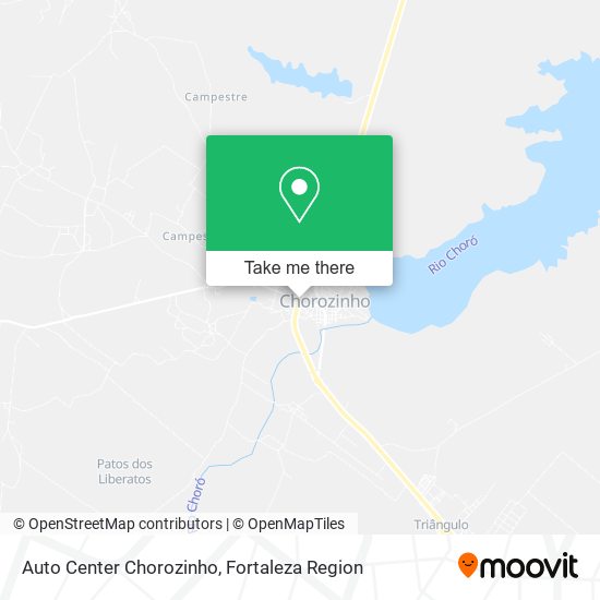 Auto Center Chorozinho map