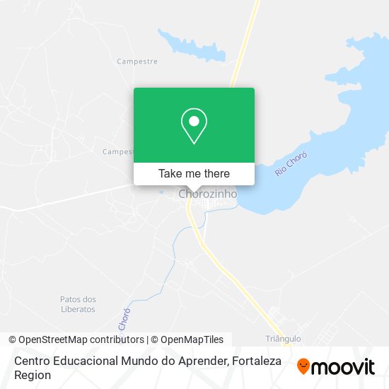 Centro Educacional Mundo do Aprender map