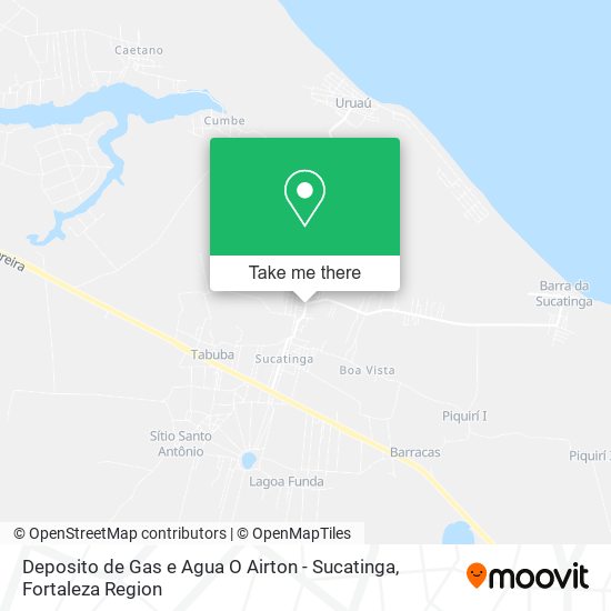 Deposito de Gas e Agua O Airton - Sucatinga map